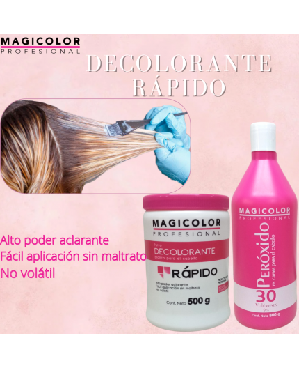 Decolorante Blanco R Pido Magicolor G Per Xido Vol