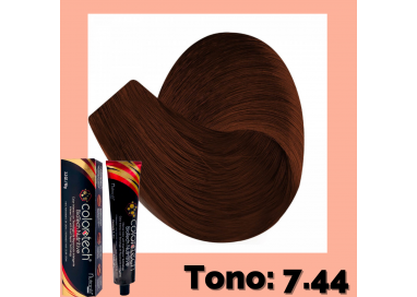 Color Tech Tinte Tono 7 44 Rubio Cobrizo Intenso Tubo 90g