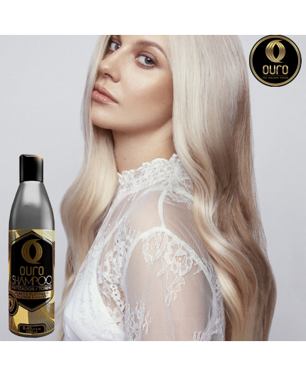 ouro shampoo matizador plata