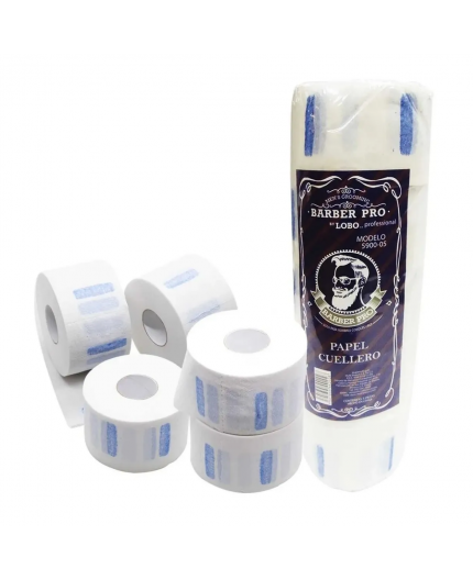 Papel Cuello Barber Pro 5 Rollos 100 Piezas