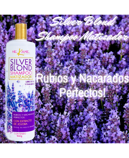 Shampoo Matizador Silver Blond Nekane 960g