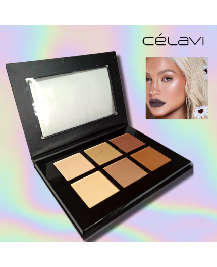 Paleta De Iluminadores Flawless Célavi 6 Tonos