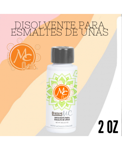 Mc Nails Disolvente Para Esmaltes De Uña 2oz