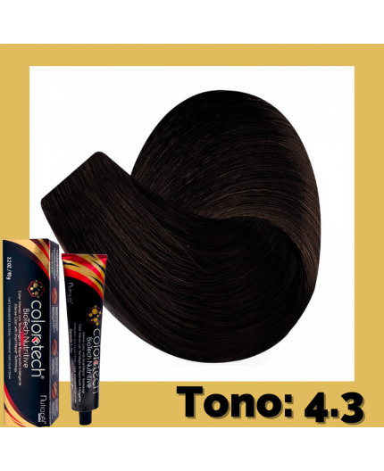 Color Tech Tinte Tono 4.3 Castaño Dorado Tubo 90g