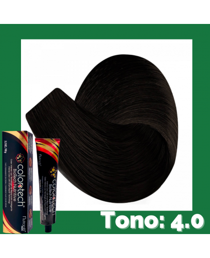 Color Tech Tinte Natural 4.0 Castaño Profundo Tubo 90g