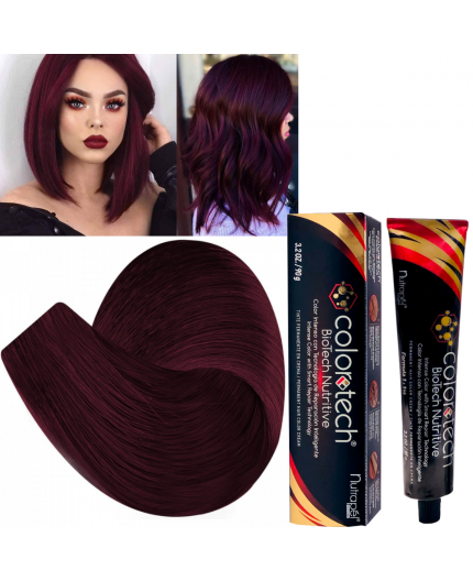 Color Tech Tinte Recargado R.522 Caoba Nacarado Intenso Tubo 90g