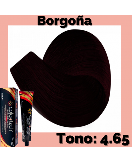 Color Tech Tinte Tono 4.65 Castaño Rojizo Caoba Tubo 90g