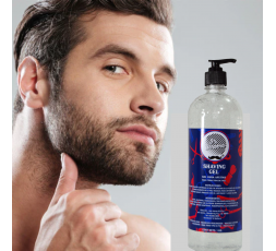 Gel para Afeitar 4x4 485ml, Gel para Afeitado, Gel Profesional para  barberia. : : Belleza